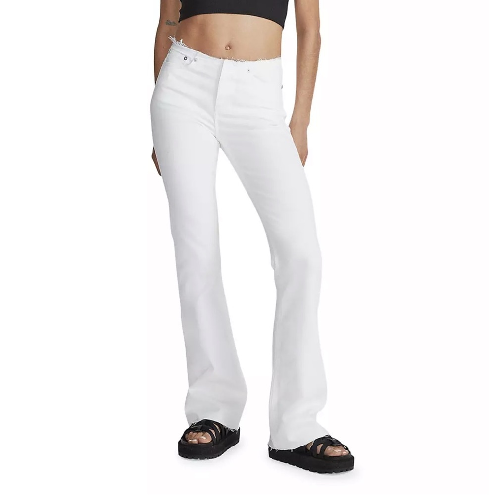Rag & bone Kinsely Low-Rise Flare Pants
